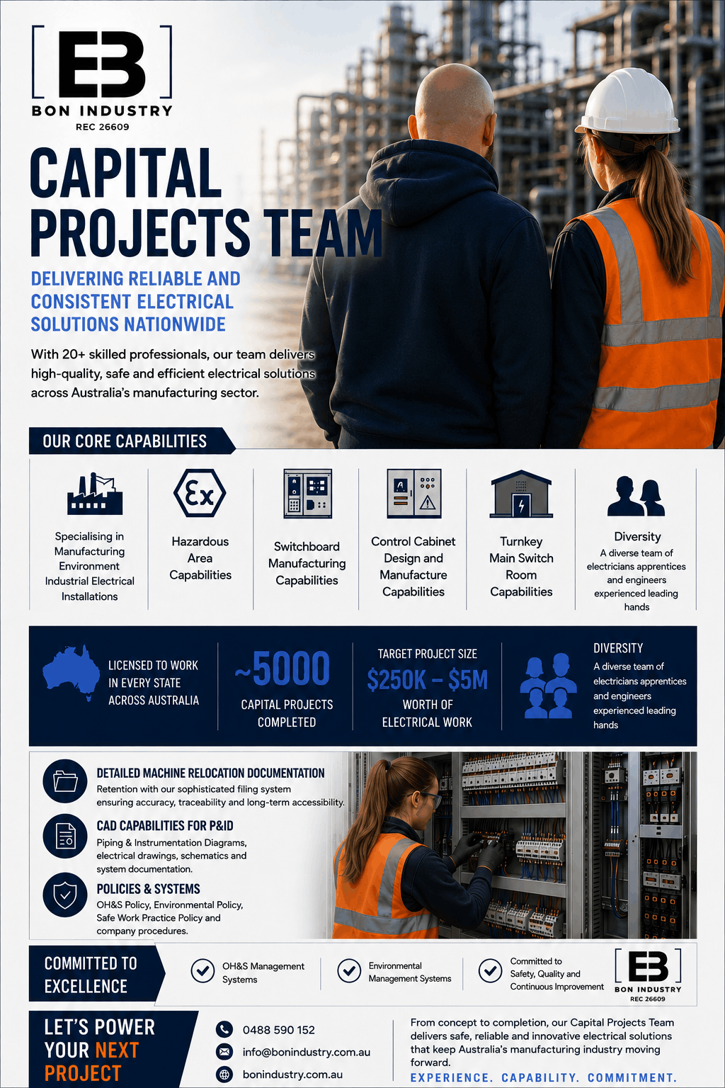 Capital Projects Team flyer