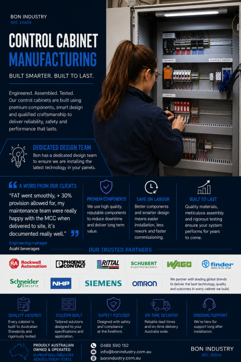 Control Cabinet Manufacturing flyer