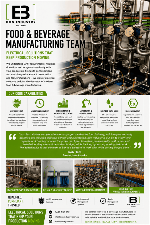 Food and Beverage flyer