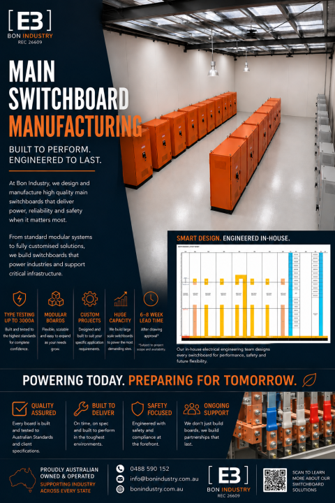 Main Switchboard Manufacturing flyer